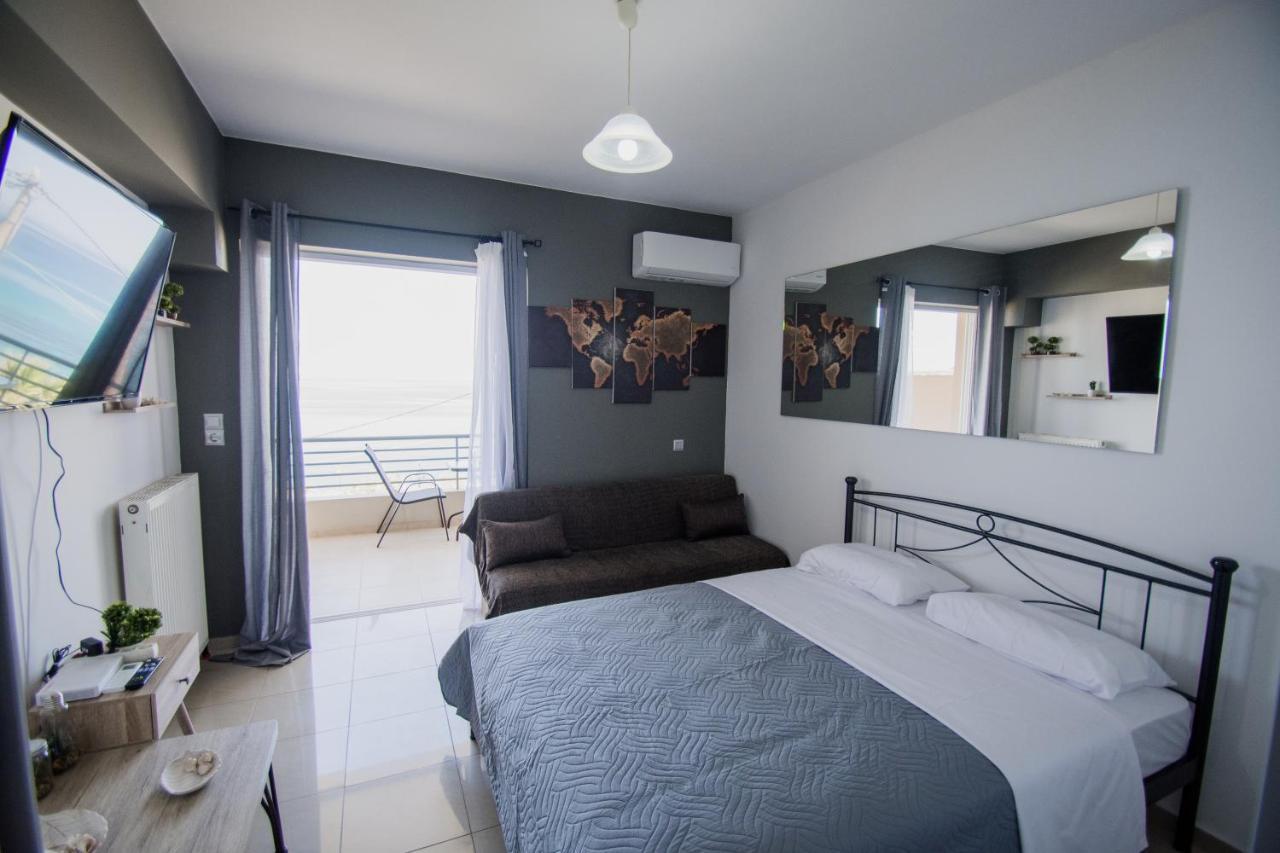 Pavlos Standard Studio With Sea View Rethymno Exterior foto