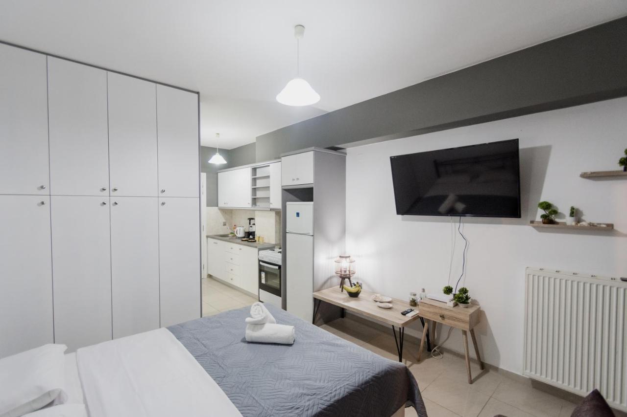 Pavlos Standard Studio With Sea View Rethymno Exterior foto