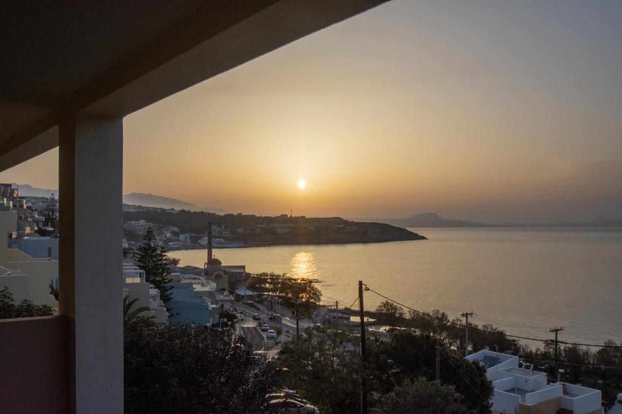 Pavlos Standard Studio With Sea View Rethymno Exterior foto